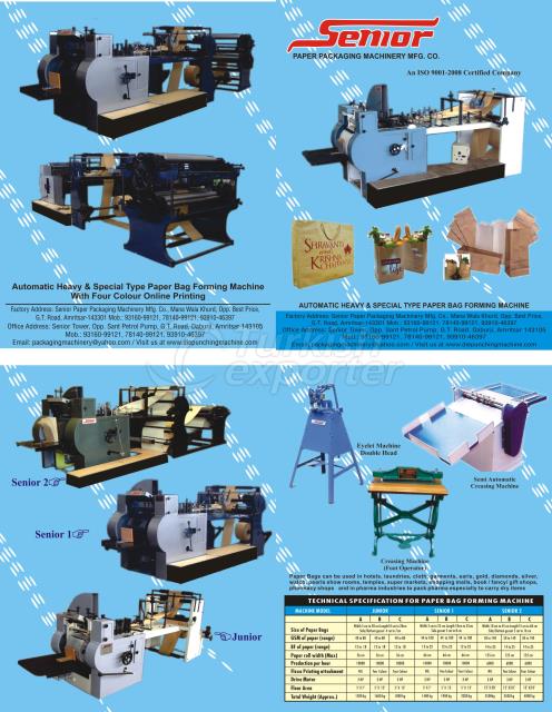 Paper Bag Manufacturing Machine