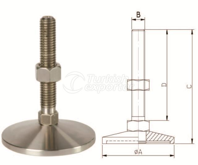 Stainless Steel Base Fixed Feet