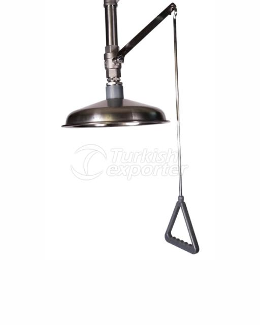 Аварийный душ, Тип потолка