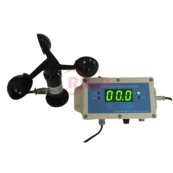 RK150-01 Wired or Wireless Crane Used Wind Speed Sensor and Alarm Controller