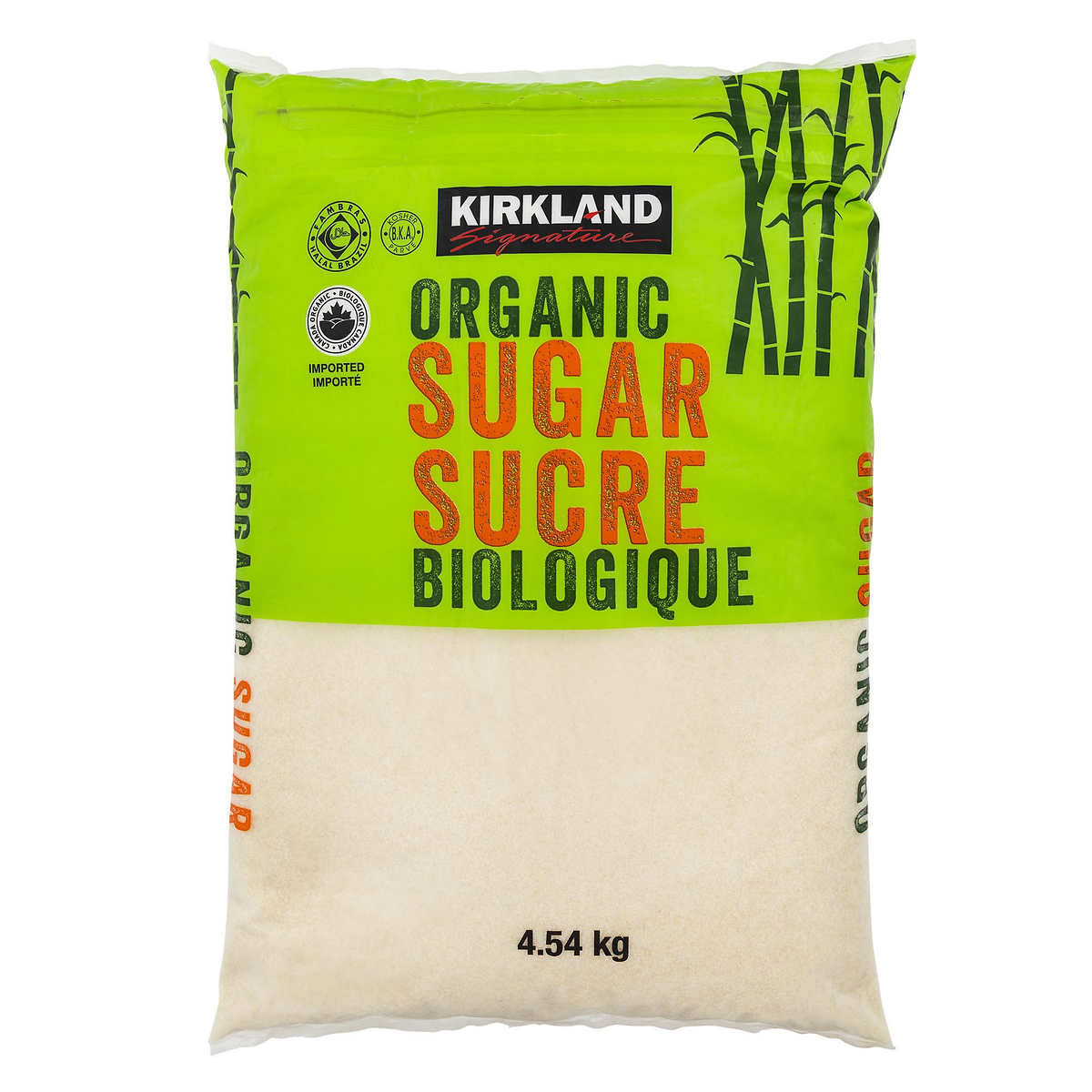 Kirkland Signature Organic Sugar 4.54 kg  Per bag