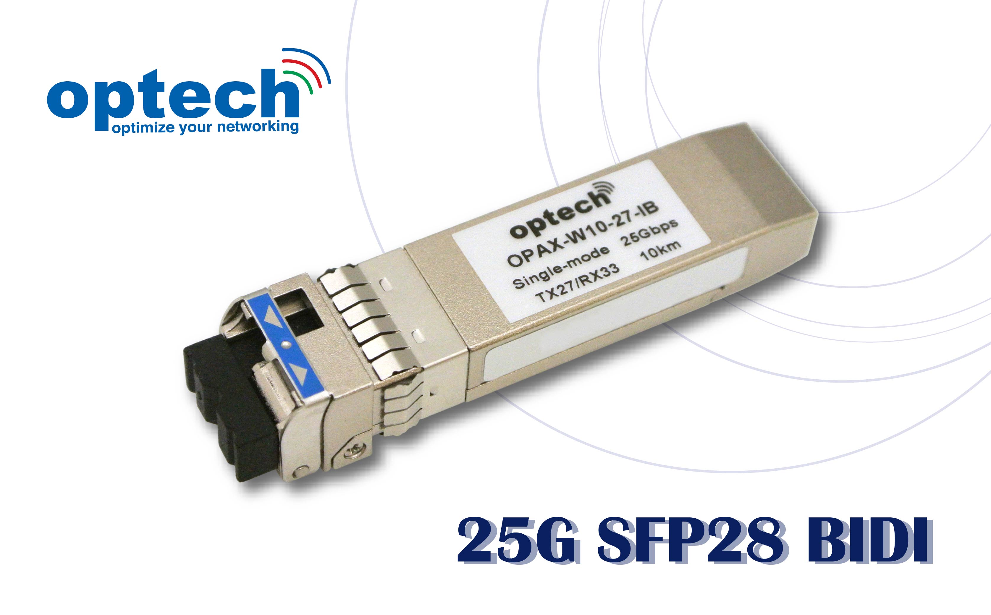 25G SFP28 Bidi Optical Transceiver