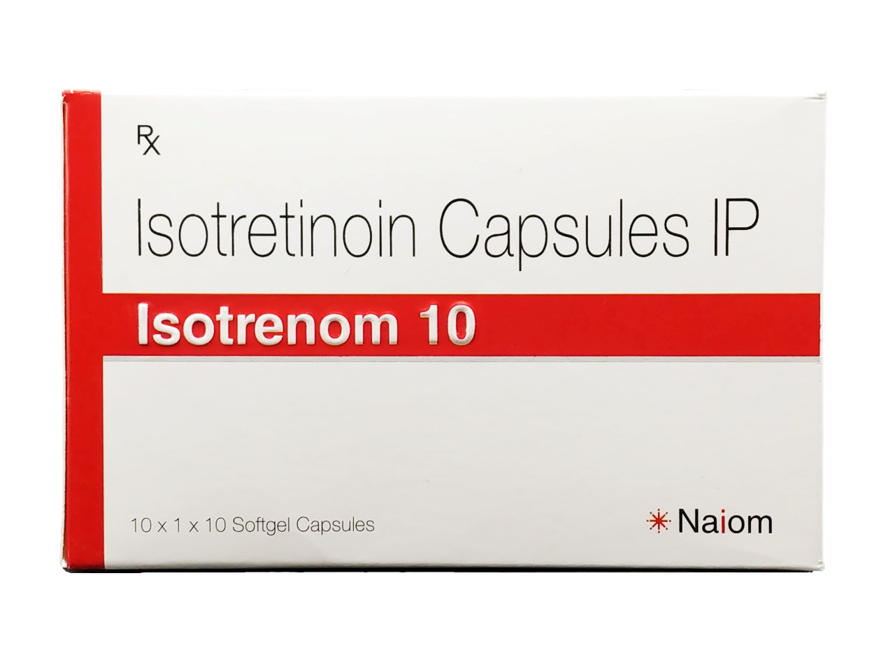 Isotrenom 10mg - Isotretinoin soft gel capsules