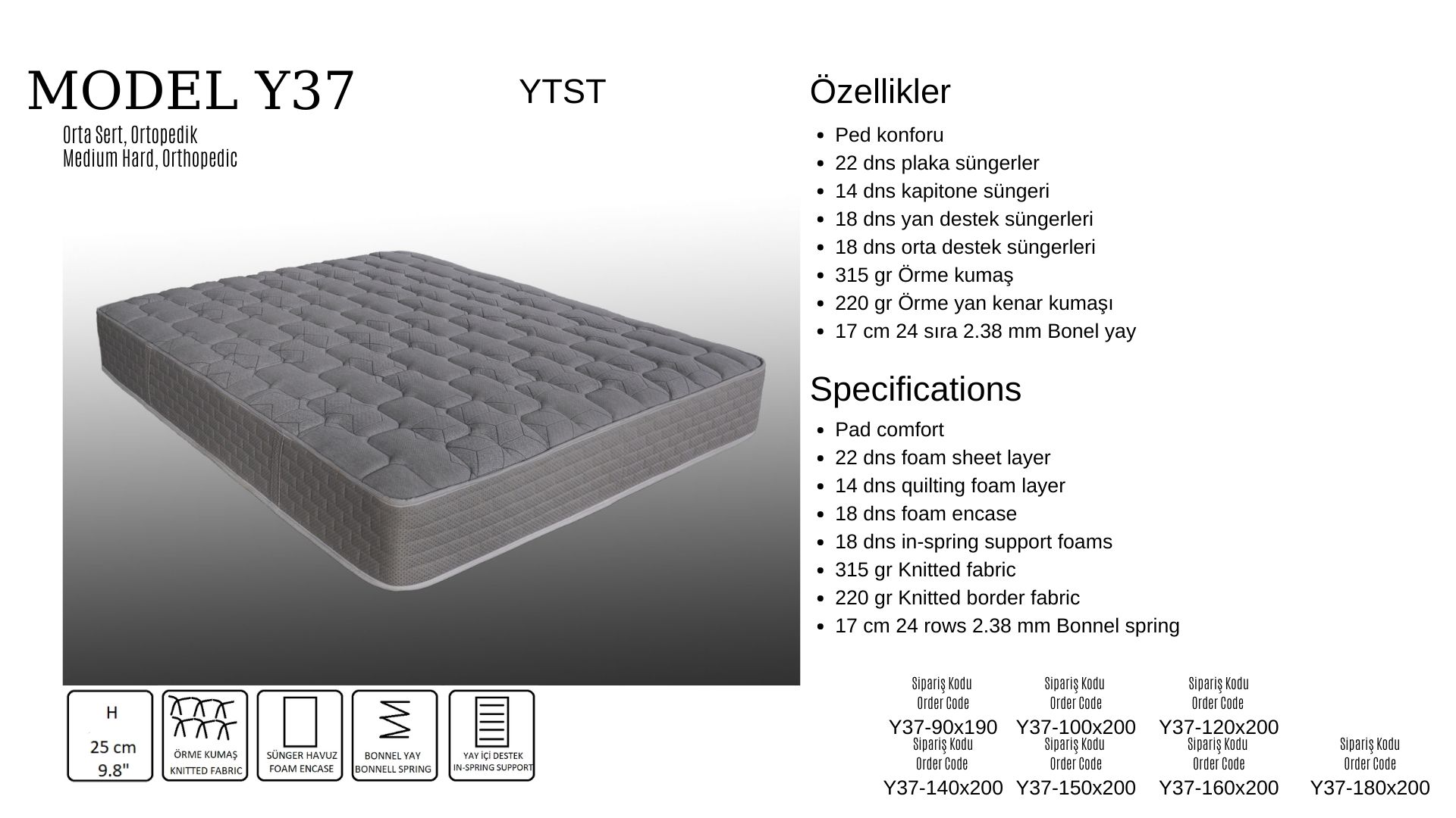 Y37 Mattress