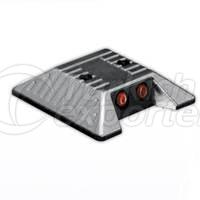 12007-FYB  Metal Yol Butonu 120x120x28 mm