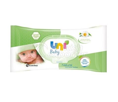 Uni Baby Natural wet towel 56 pcs