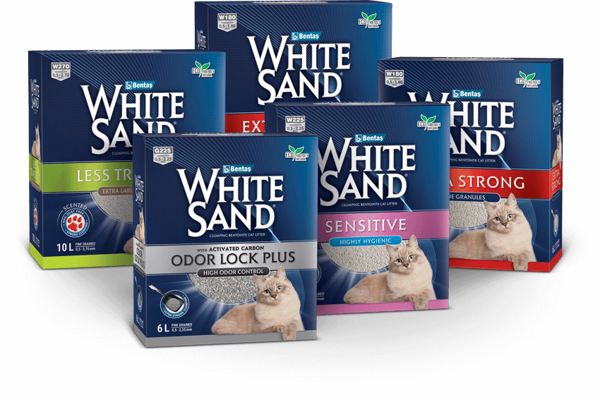 Bentaş Cat's White® Beyaz Bentonit Kedi Kumları