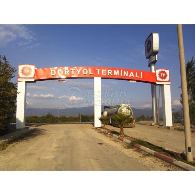 Ornate Main Gate Entrance Sign