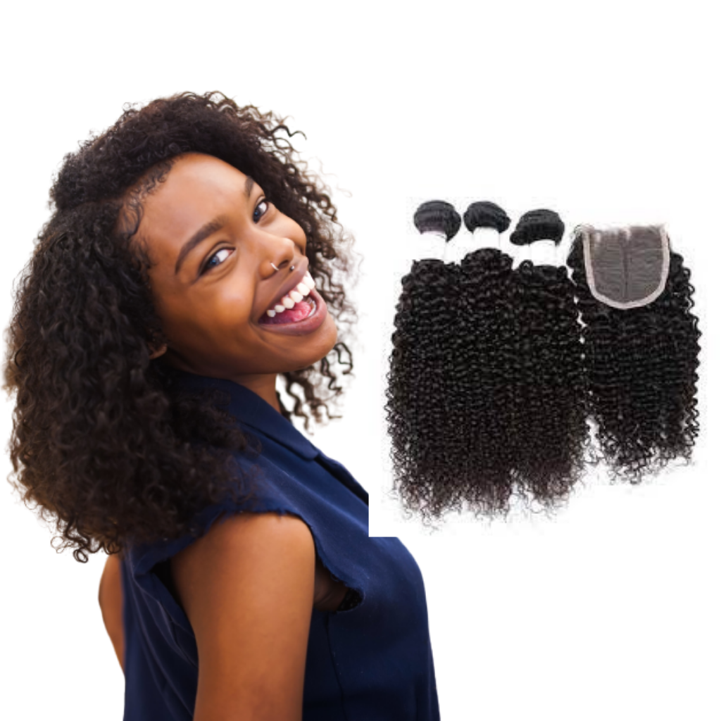 WEFT CURLY HUMAN HAIR