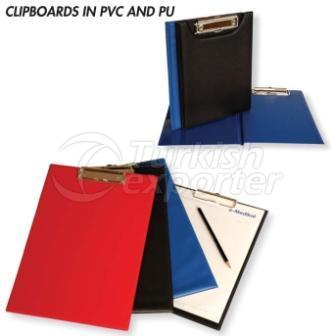 Clipboard in PVC and PU for A4 and A5