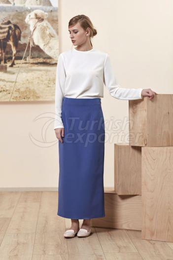 Pencil Skirt 4511 Indigo