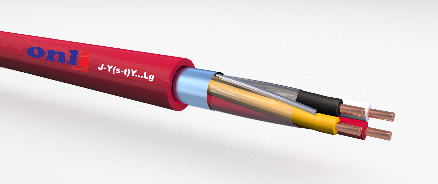 J-Y(st)Y...Lg 2x2x0,80mm² Fire Signal Cable