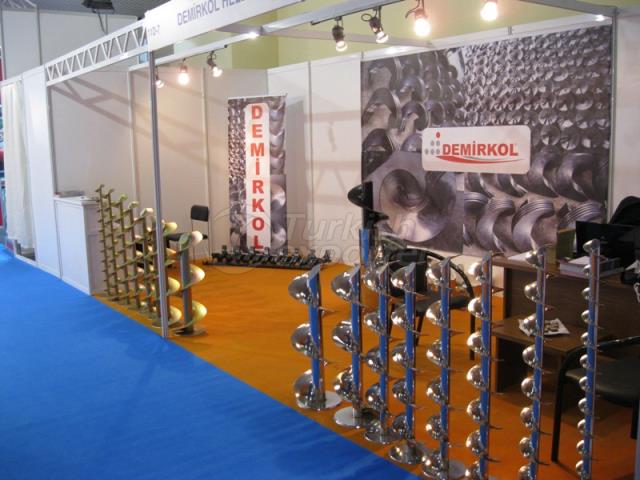 Steel and Chrome Spiral Leaf