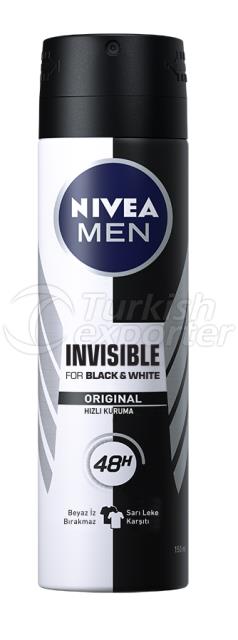 Nivea Men Spray Invisible B&Wh 150