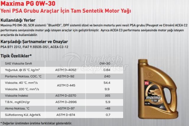 Maxima PG 0W-30