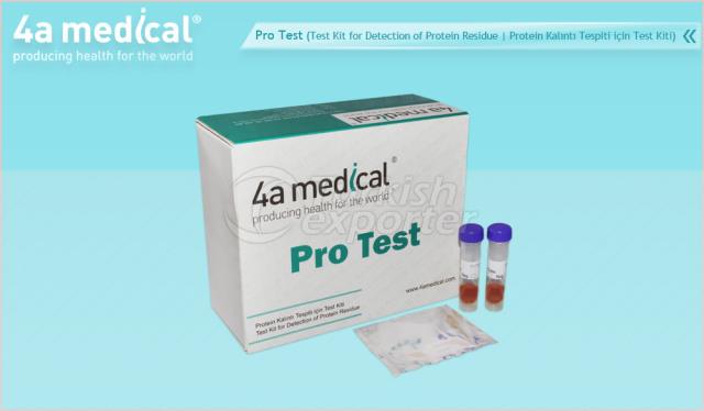 Kit de test de détection de résidus de protéines