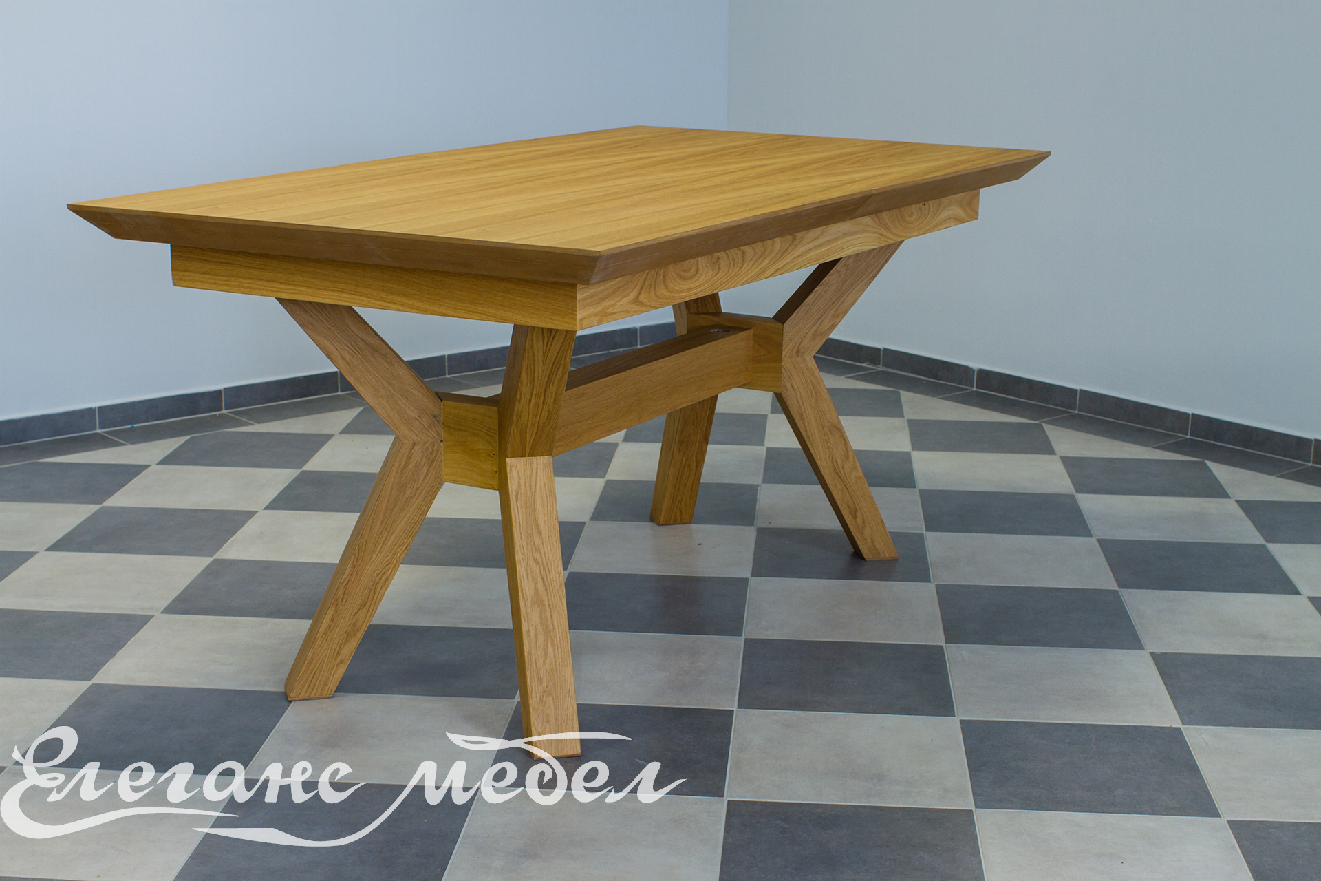 Dining Table 'Rino' 160/90/76 +2x40 Extention.MDF Veener Oak