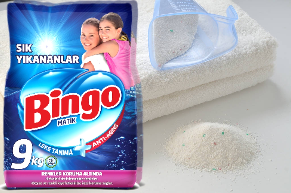 Bingo Matik Detergente en Polvo Frecuentemente Lavado 10 kg