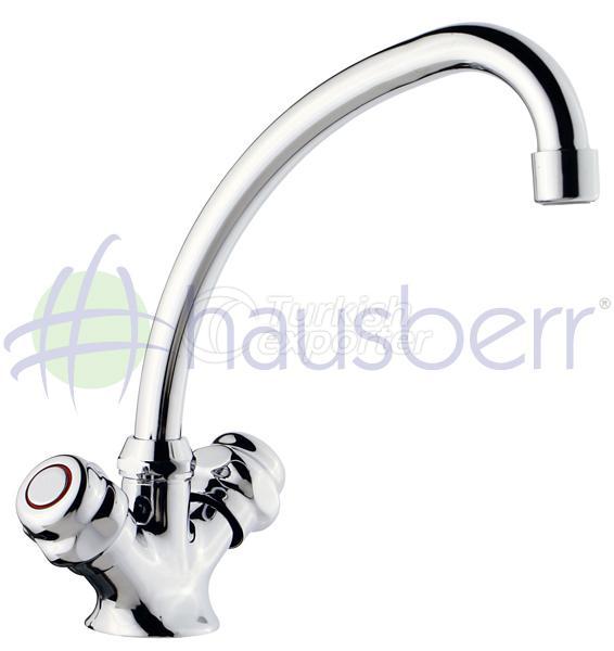 HB611 Noble Classic Dual Handle Swan Sink Faucet