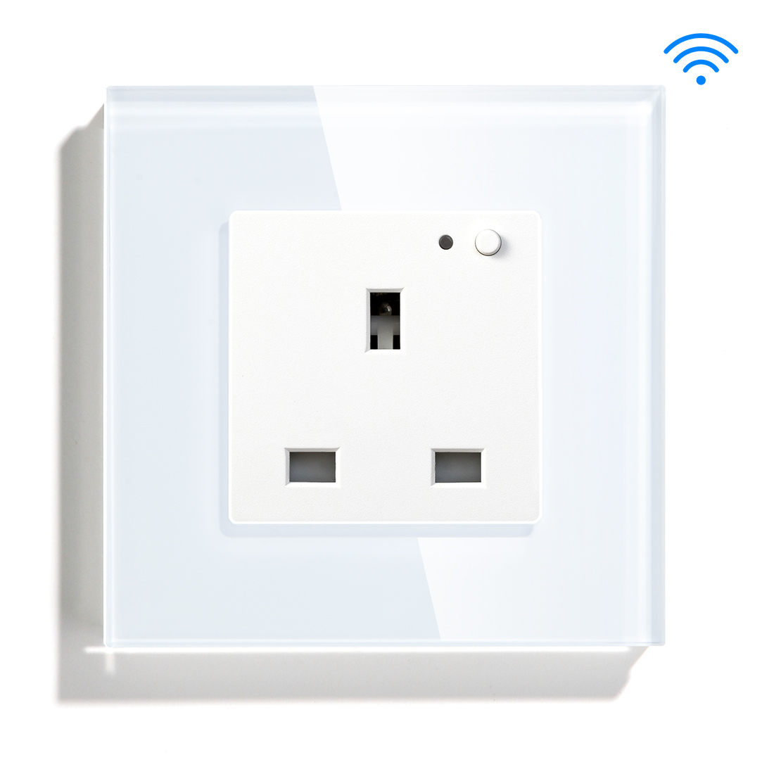 Glass Panel 13A Wireless control Wifi Socket UK standard 