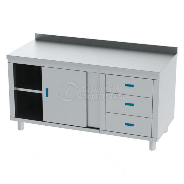 WORKTABLE WITH SHELVES - PCTR 2300