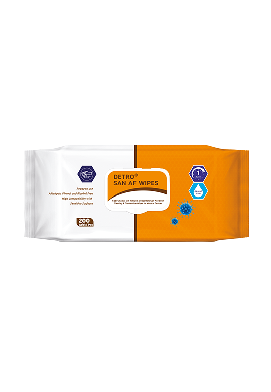 DETRO SAN AF WIPES Alcohol Free Disinfeciton Wipes for Medical Surfaces