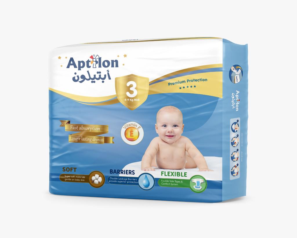 Aptilon baby diaper No:3