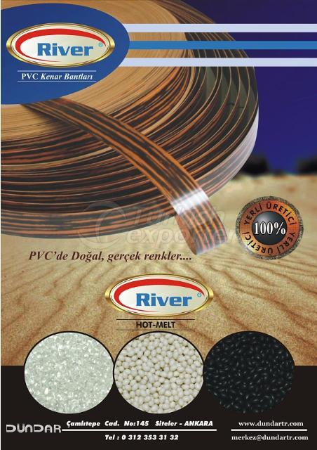 river pvc edge bands