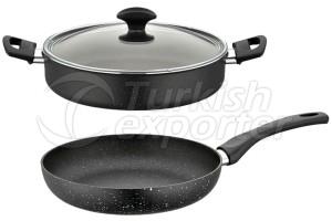 Aluminium non stick cookware