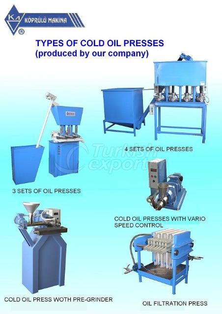 COLD OIL PRESSES (EXPELLERS)