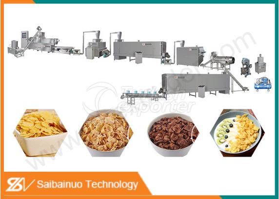 corn flakes cereals making machine