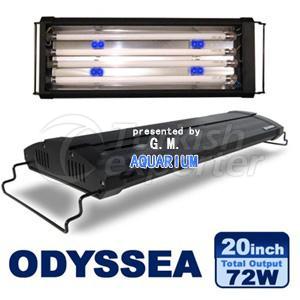 20" 72W T5 HO Light Fixture Extendable Series (FW/Planted)