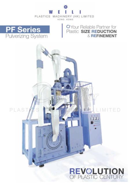 High efficiency pulverizing system