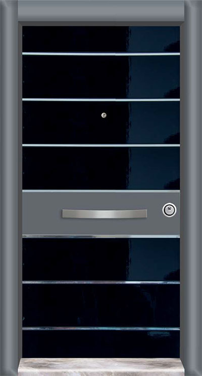 High Gloss  Steel Door 7403