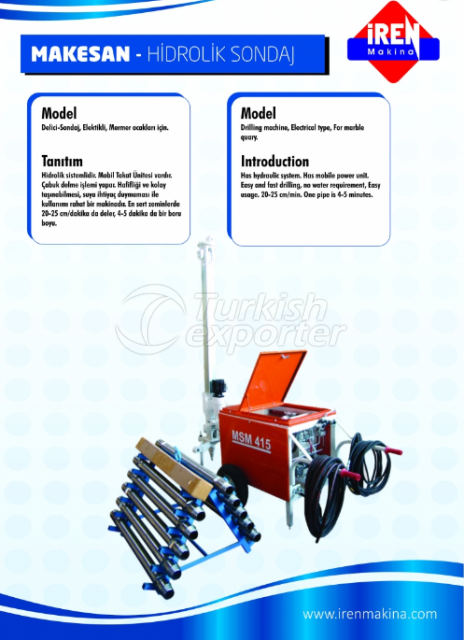 Hyraulic Drilling Machine