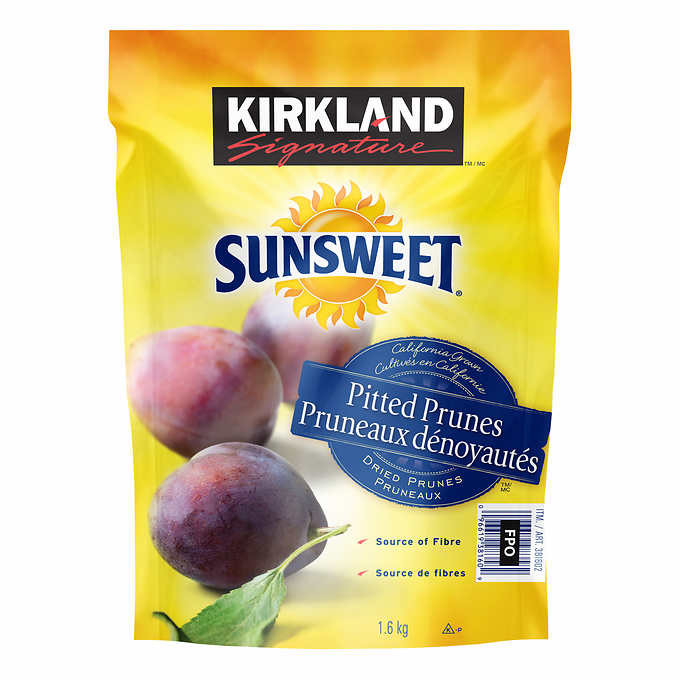 Kirkland Signature Sunsweet Dried and Pitted California Grown Prunes