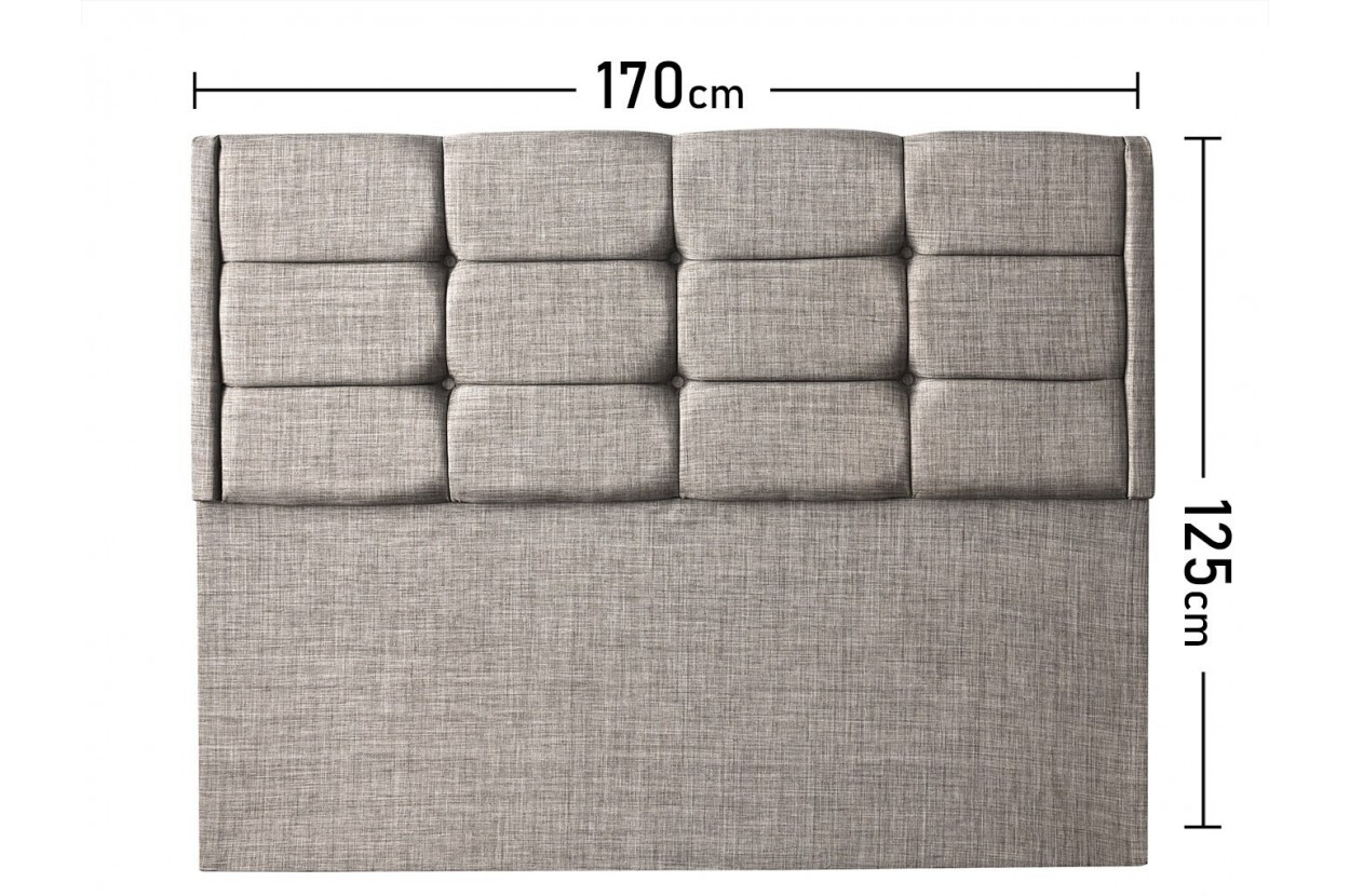 Gray Linen Headboard