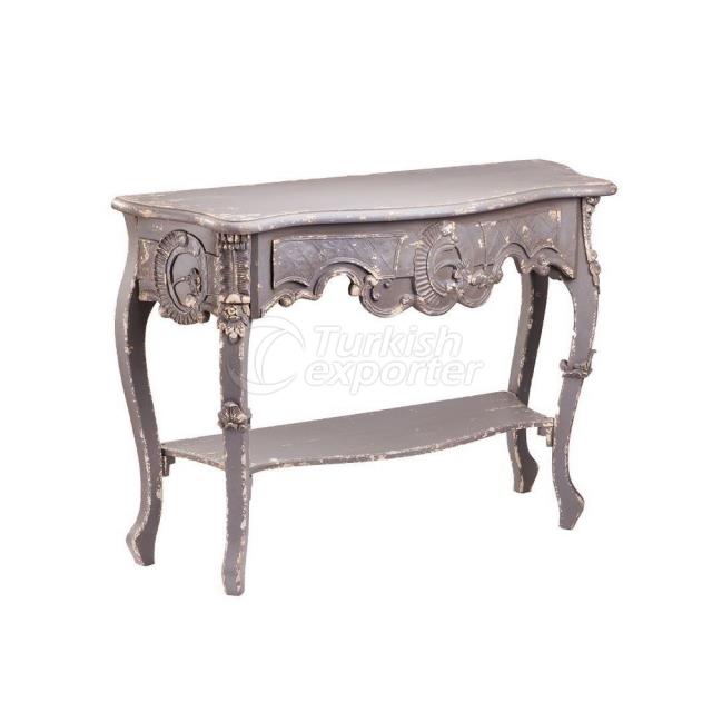 Antique Wooden Gray Console