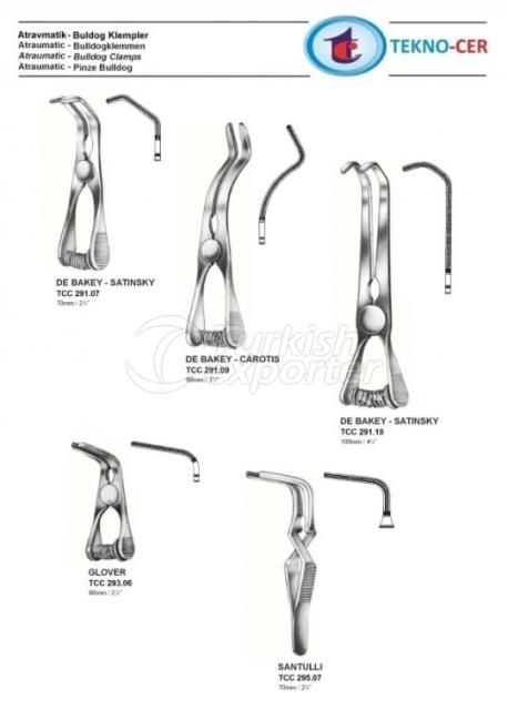 Atraumatic Bulldog Clamps