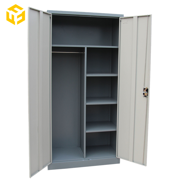 Steel File Cabinet Clothes Locker Metal Closet Wardrobe Metal Cabinet