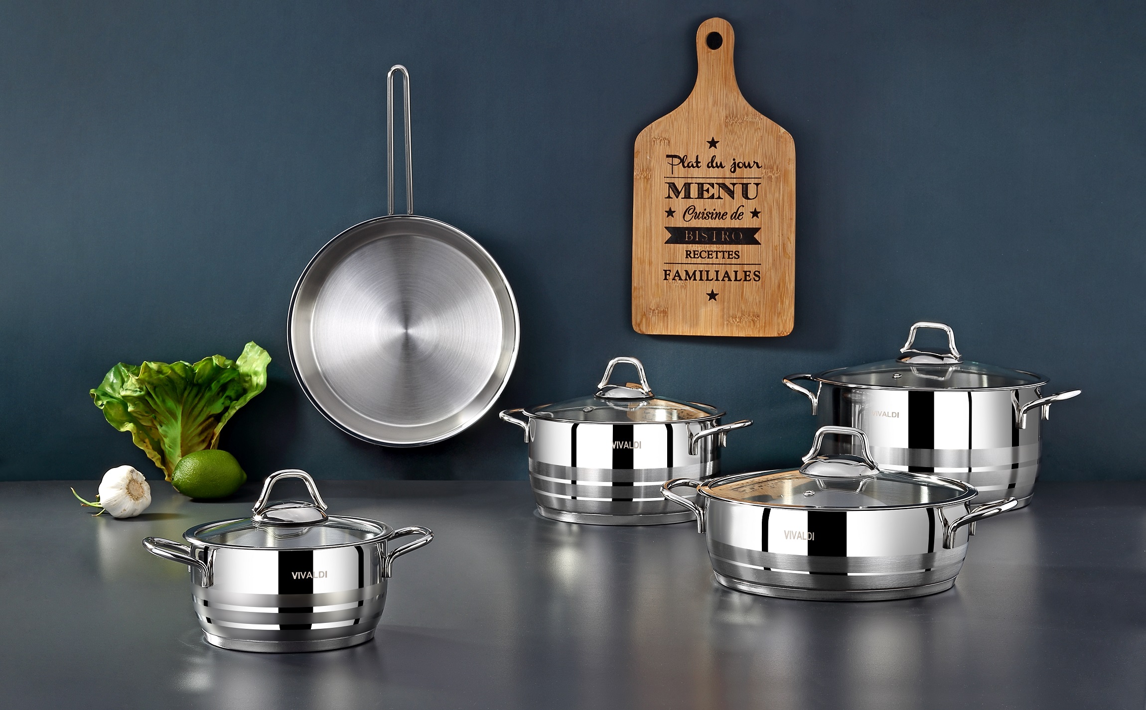 ASTER 9 PCS COOKWARE SET