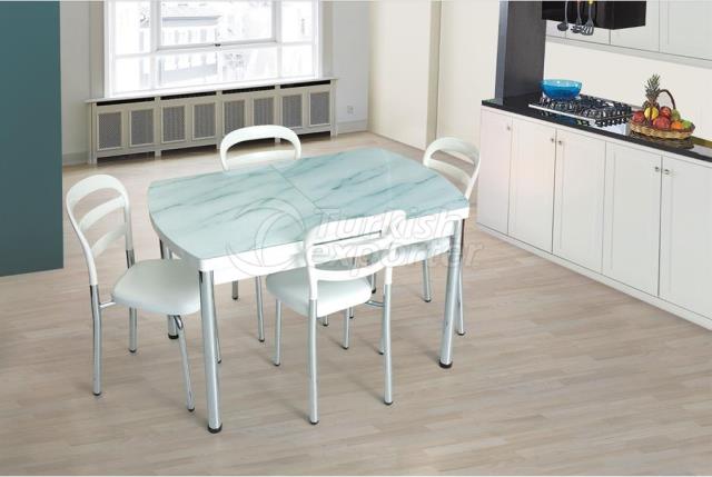 Conjunto de mesa e cadeira