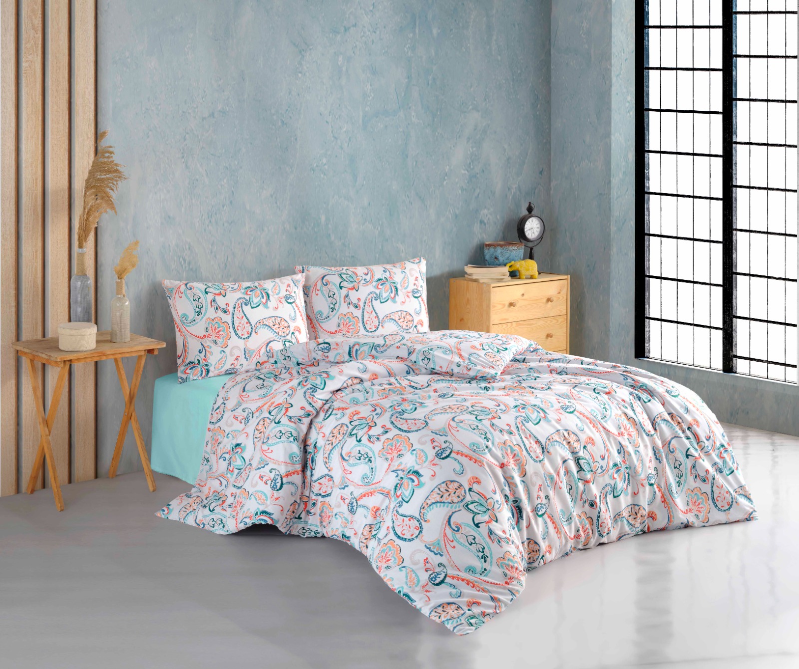 CONJUNTO DE CAPA DE EDREDÃO BELLA HOME