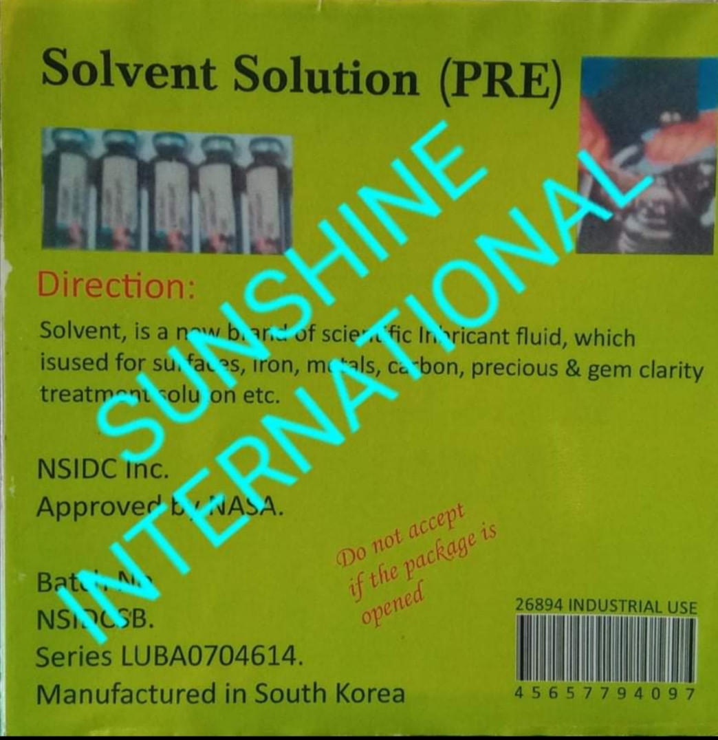 Solvent Solution Purifier