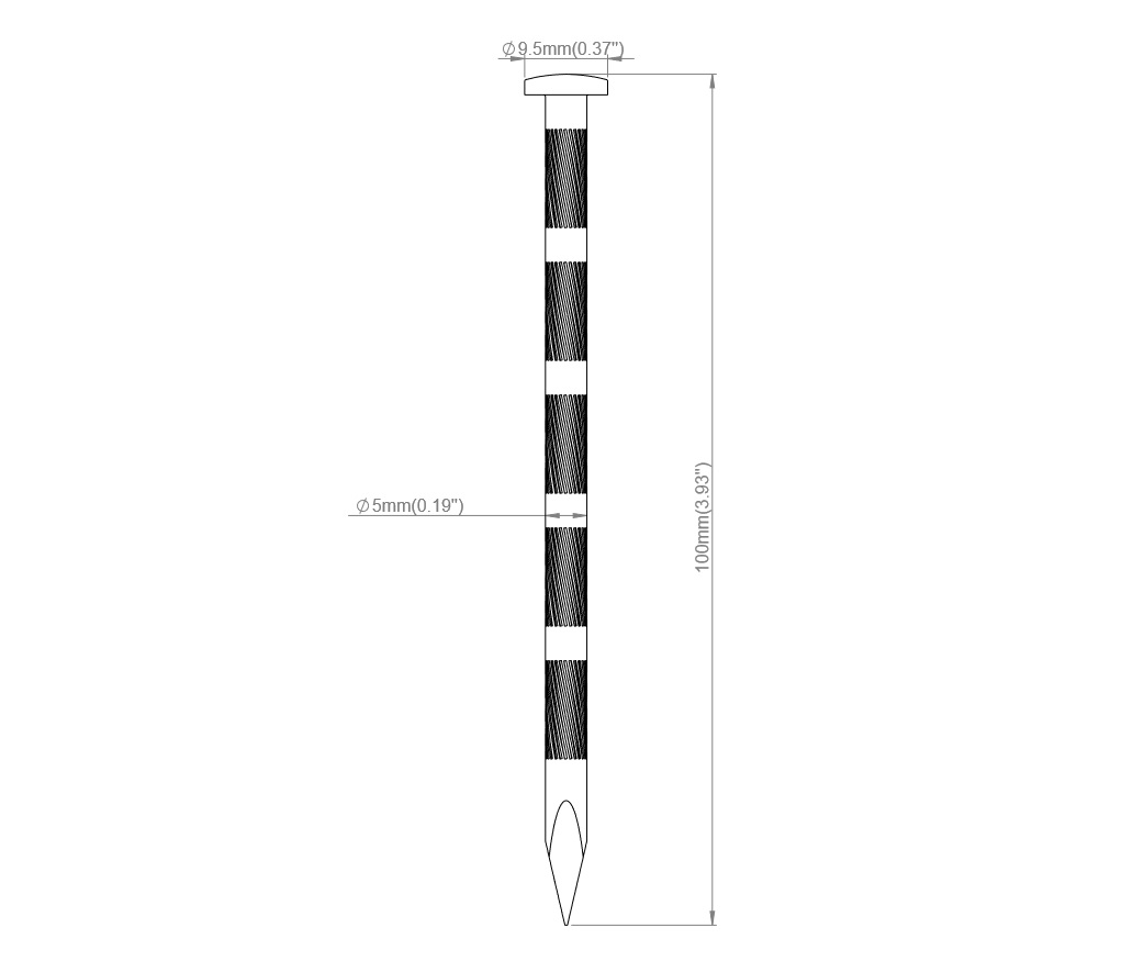 5X100 Steel Nail