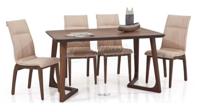 Conforto do conjunto de mesa