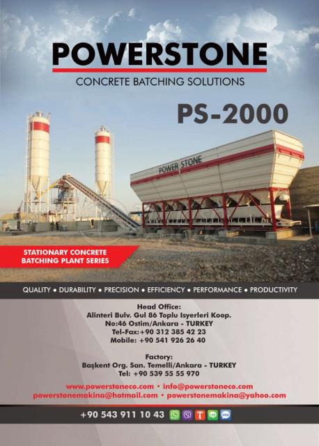 PS 2000 - 55/65 m3/h