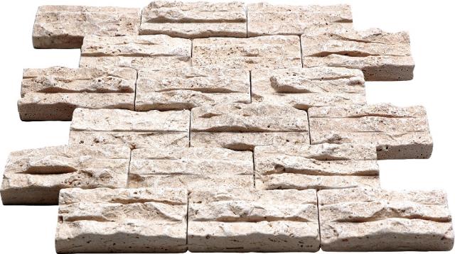 Rock Mosaic 4,8x10 Light Travertine