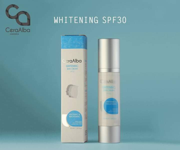 CERAALBA CREMA BLANQUEADORA PIEL SPF30