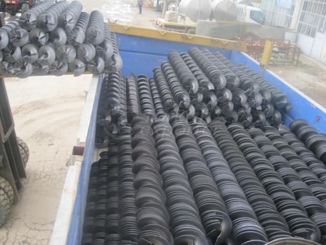 Steel and Chrome Spiral Leaf